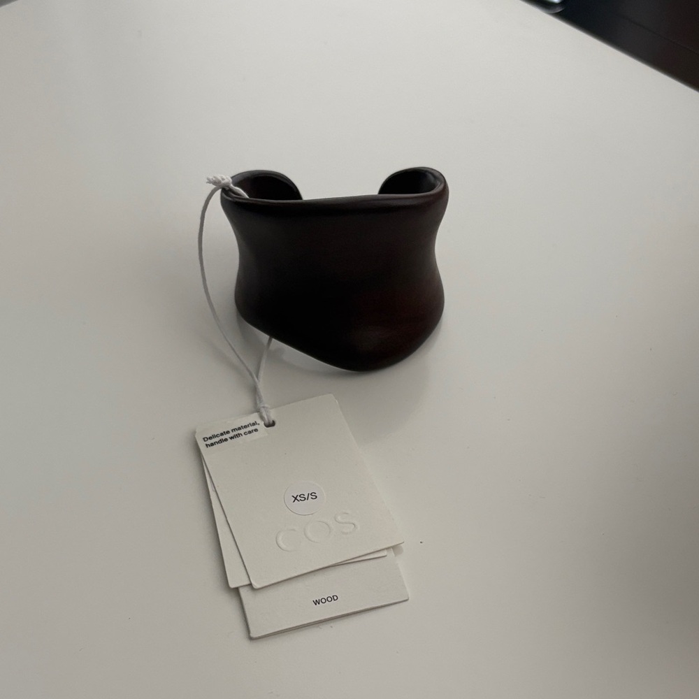 COS Curved Wooden Cuff